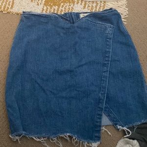 Madewell Jean skirt size 12